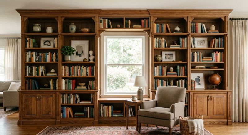 Bookcase Installation in Woodbridge, VA