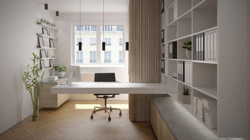 Built-In Home Office Furniture Solutions