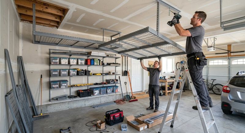 Ceiling Rack Installation in Montgomery County, MD