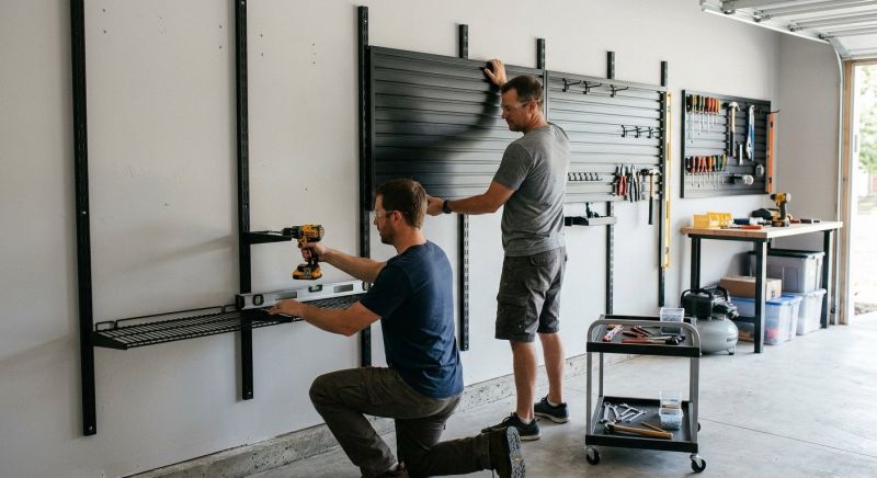 Garage Tool Rack Installation in Bethesda, MD