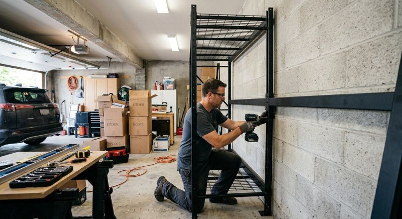 Garage Tool Rack Installation in Frederick, MD