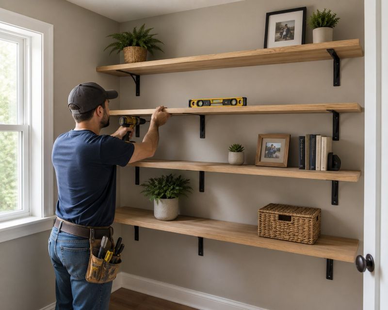 Overhead Shelving Installation in Annapolis, MD