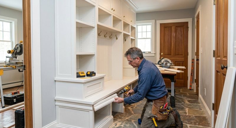 Built In Storage Installation in Winston Salem, NC